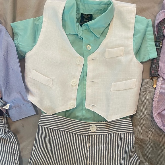 16 item Multipack! Boys Formal and Casual tops and bottoms - 12 Month - Picture 3 of 10